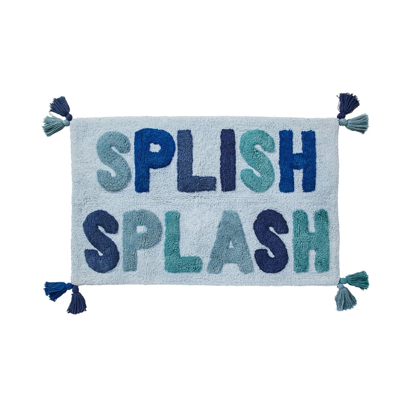 Novelty Splish Splash Blues Bath Mat