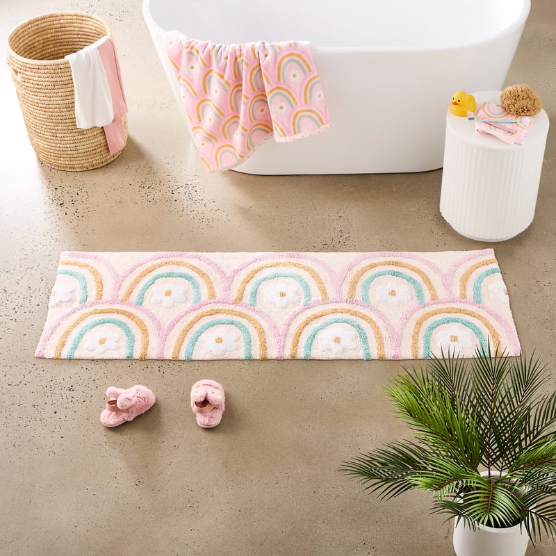 Rainbow Kids Bath Runner