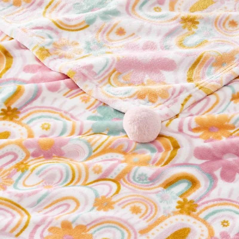 Ultrasoft Sunshine & Rainbows Blanket