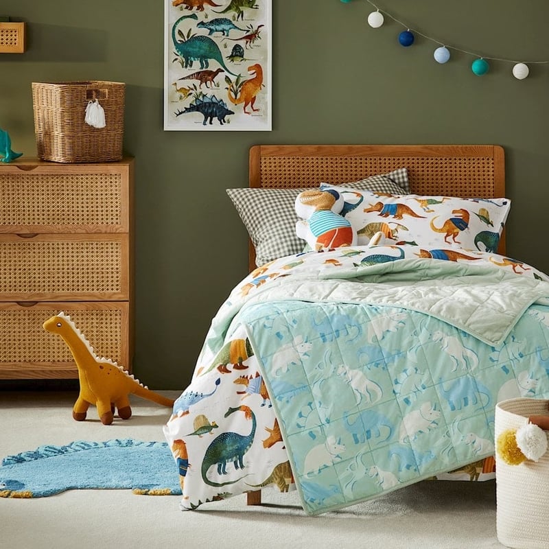 Dinomite Printed Weighted Blanket