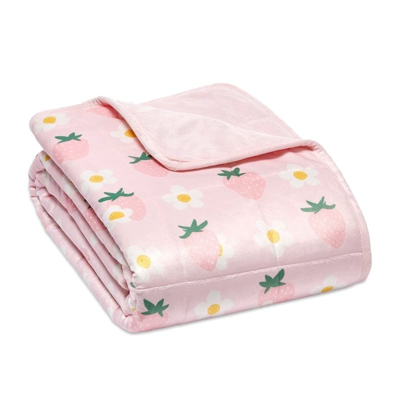 Strawberry Bloom Printed Weighted Blanket