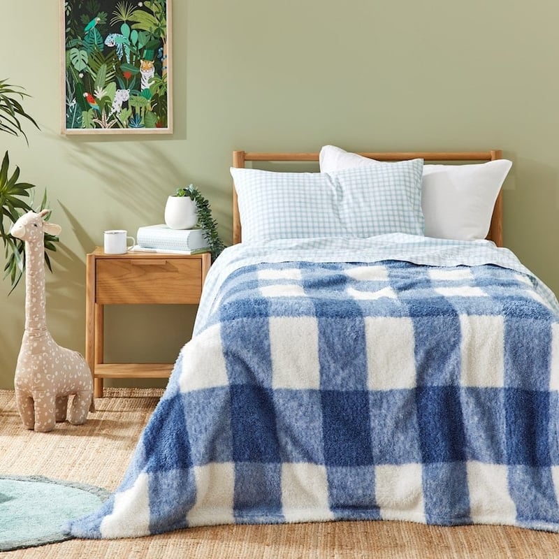 Stevie Steel Blue Blanket