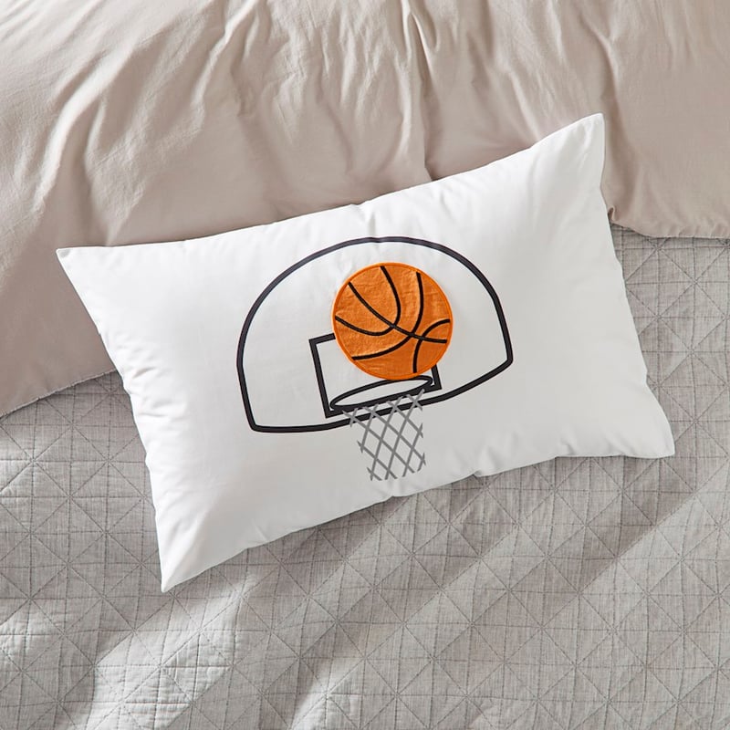 Slam Dunk White Text Pillowcase