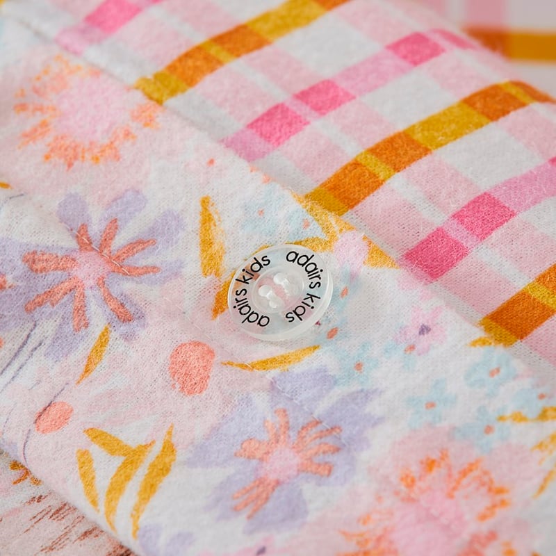 Blossom Bunny Multi Flannelette Quilt Cover Set