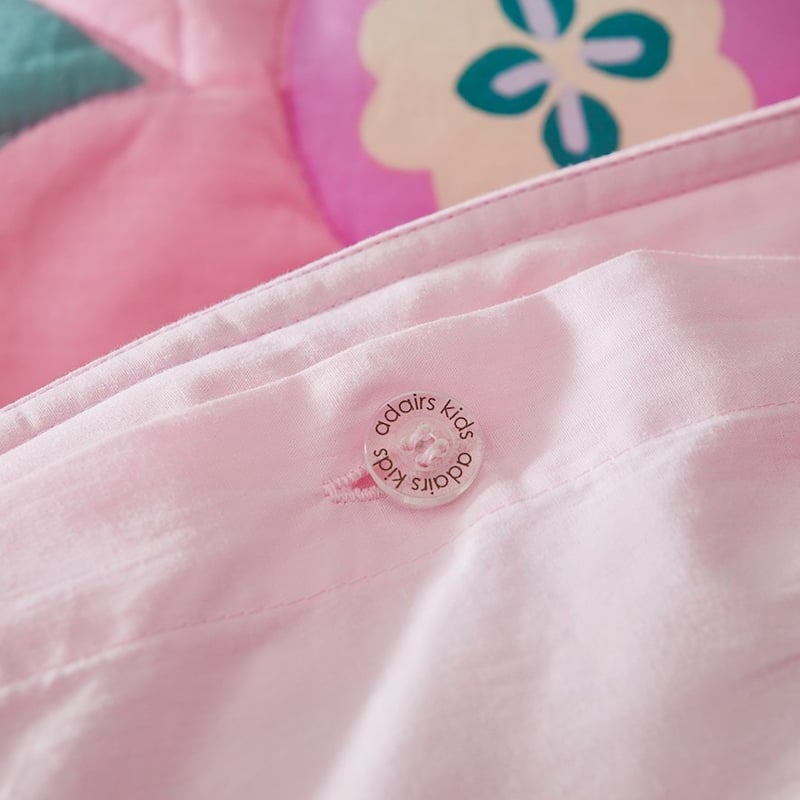 Poppy Floral Quilted Quilt Cover Set