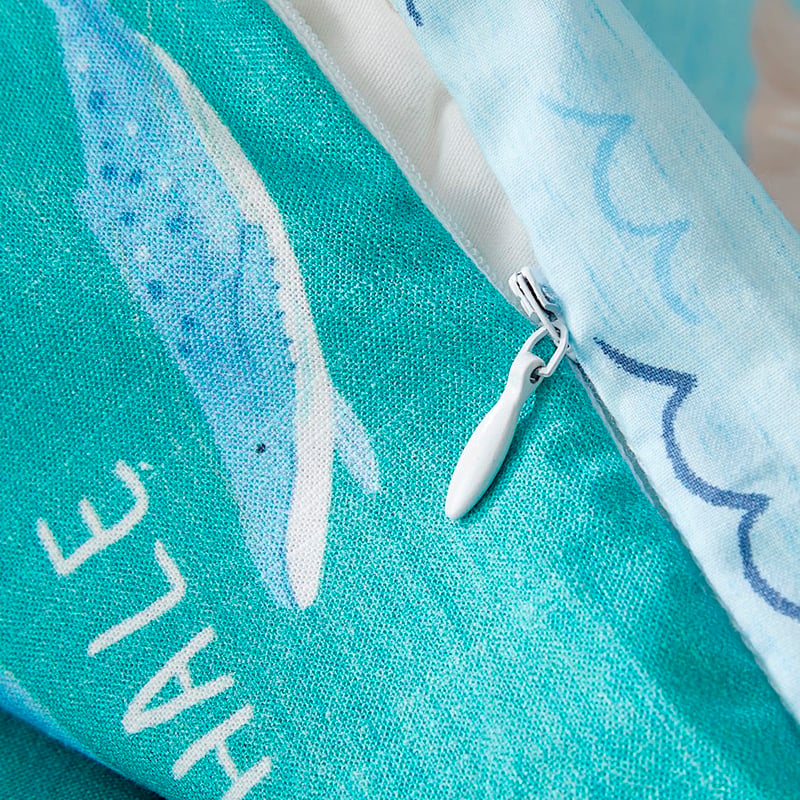 Arctic Friends Sea Green Quilt Cover Set