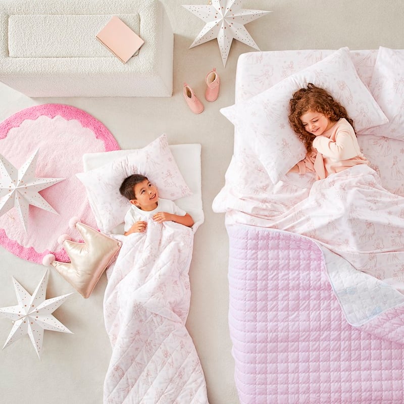 Frozen Pink Coverlet