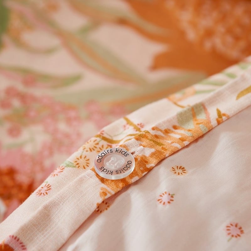 Pretty Flora Blush Quilt Cover Set