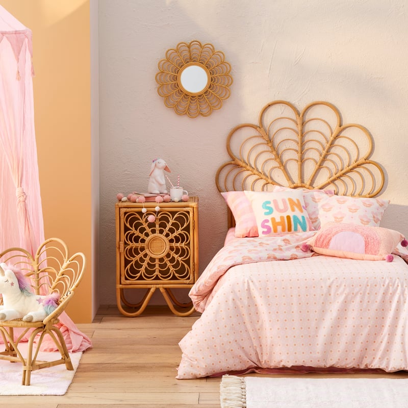 Flower Pop Pink Quilt Cover Set