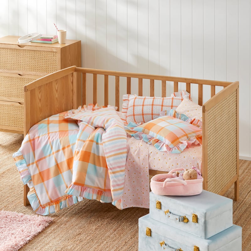 Remi Ruffle Sorbet Quilt Cover Set