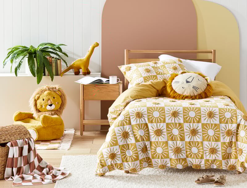 Sonny Tufted Sunshine Quilt Cover Set
