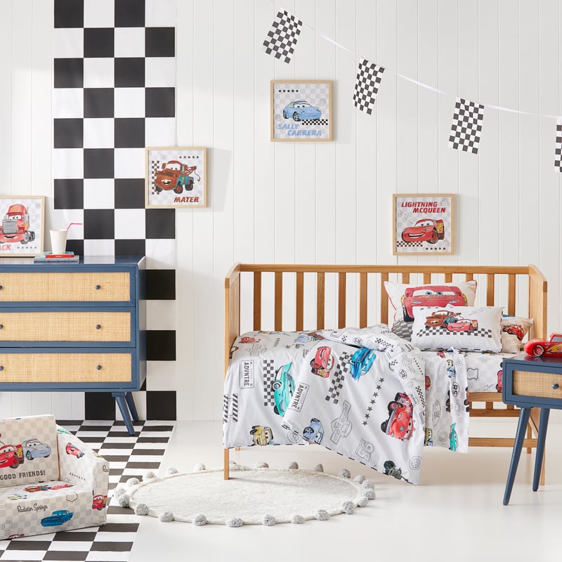 Disney Pixar Cars Cot Quilt Cover Set