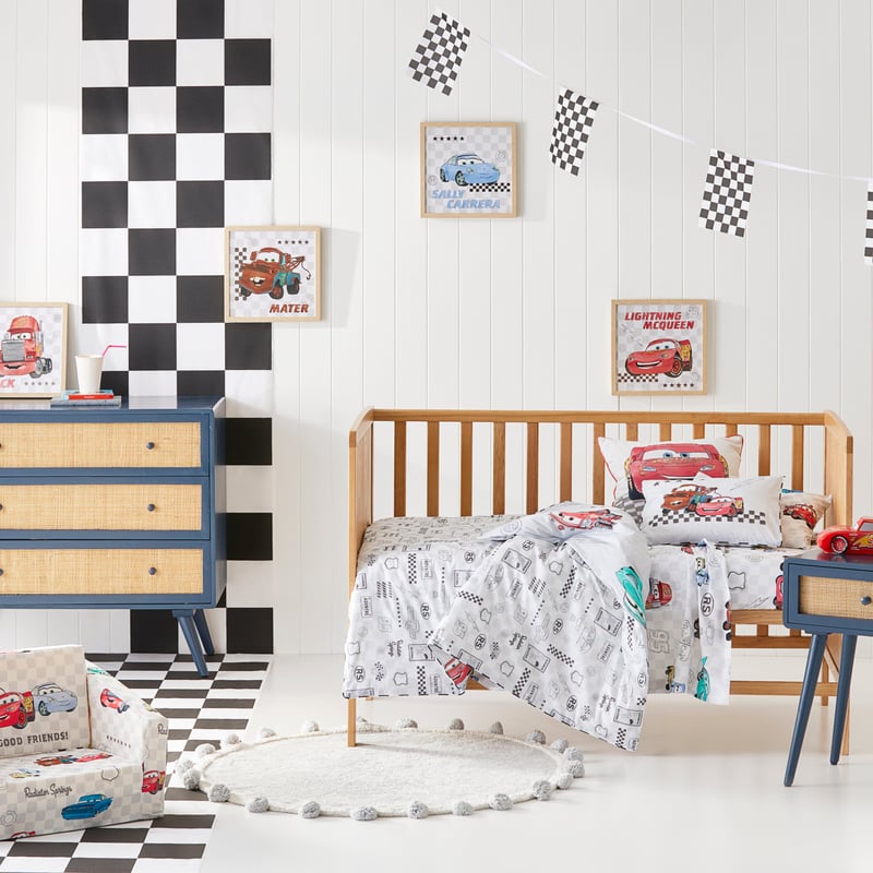 Disney Pixar Cars Cot Quilt Cover Set