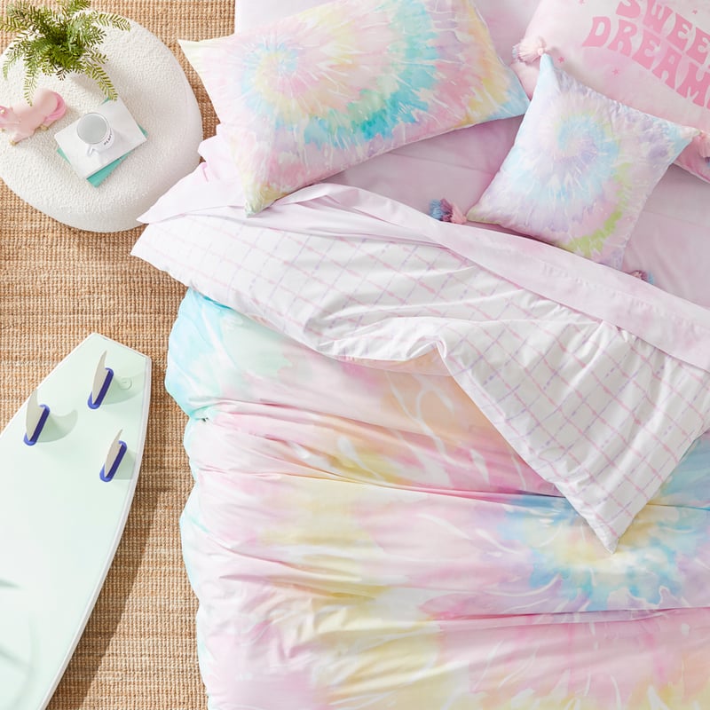 Ziggy Tie Dye Rainbow Quilt Cover Set