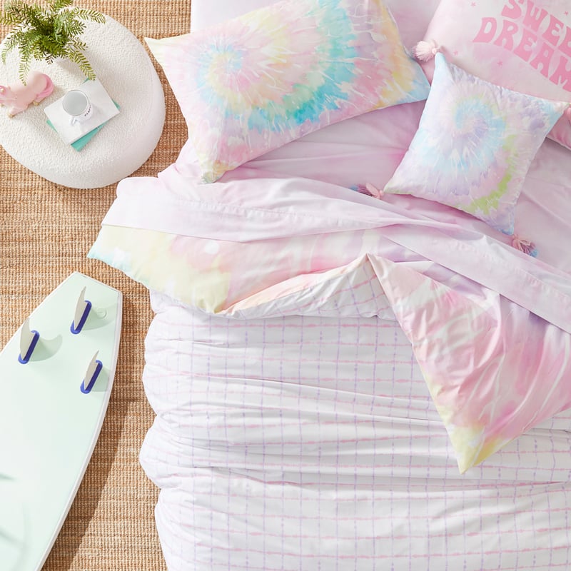 Ziggy Tie Dye Rainbow Quilt Cover Set