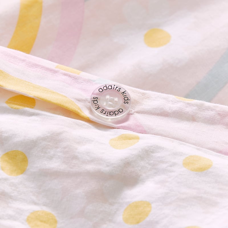 Stonewashed Rainbow Daisy Multi Quilt Cover