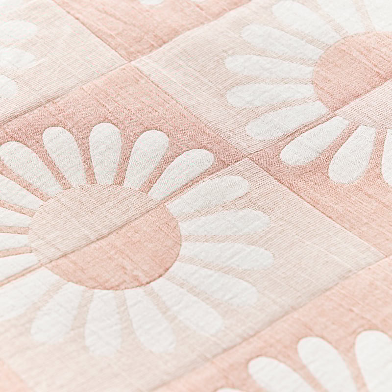 Molly Jacquard Pink Punch Quilt Cover Set