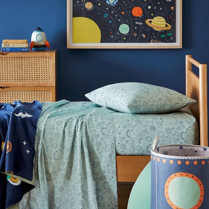 Space Adventures Soft Sage Sheet Set