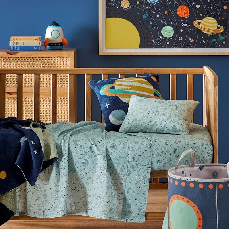 Space Adventures Soft Sage Sheet Set