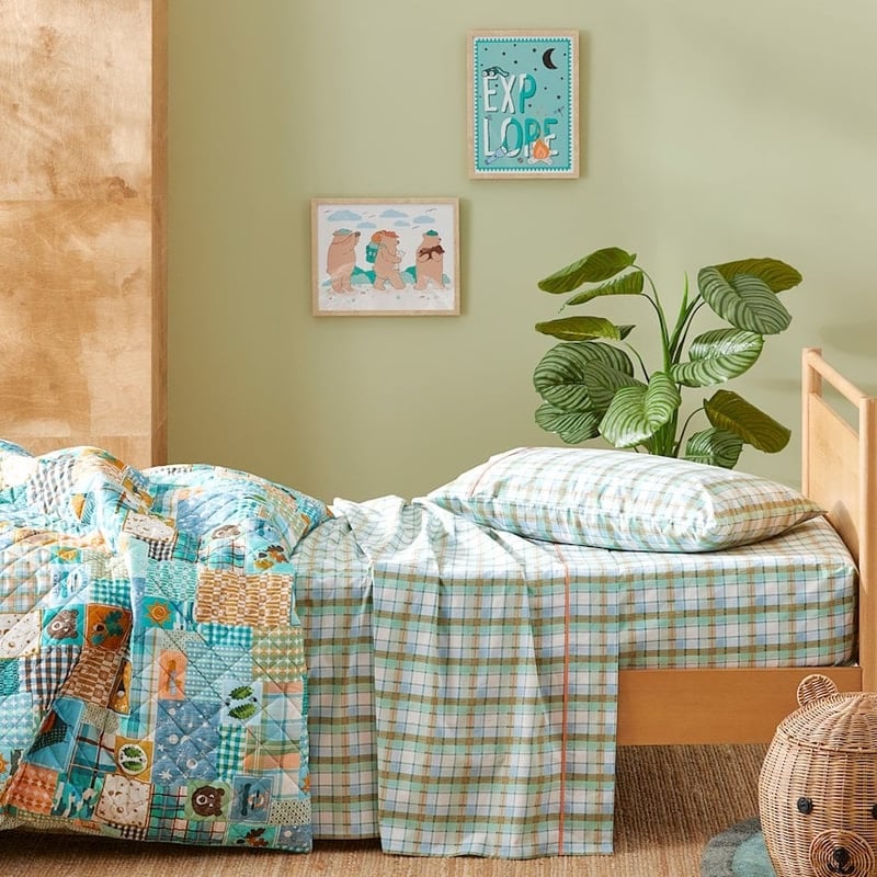 Brock Multi Plaid Sheet Set