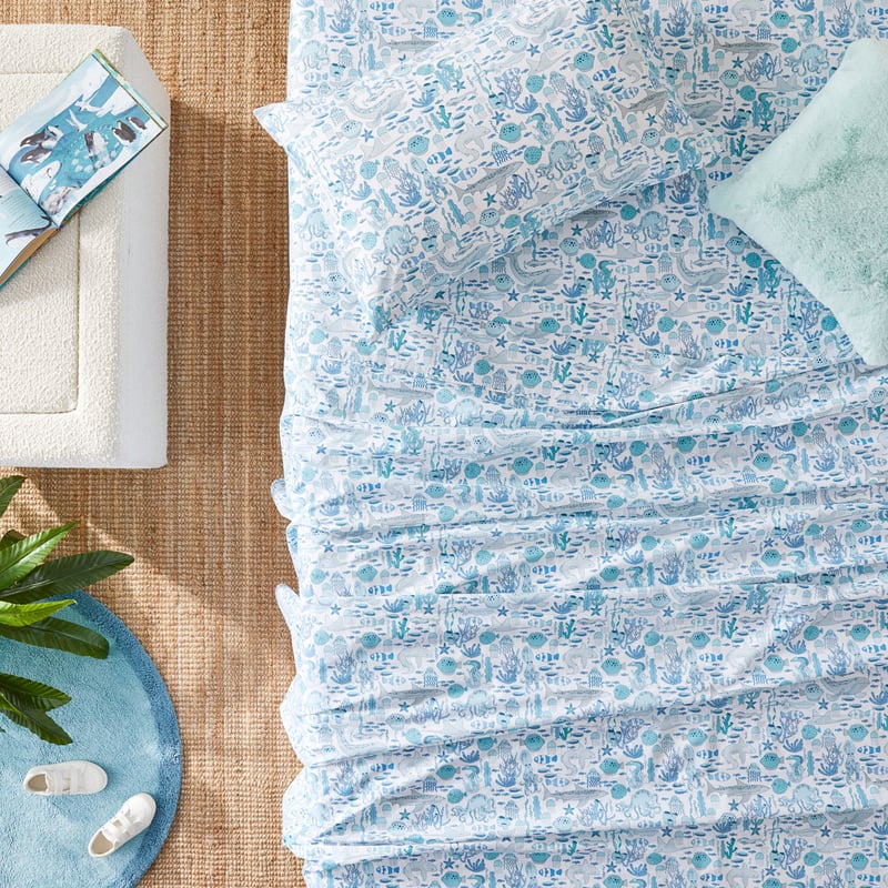 Sea Creature Aqua Sheet Set