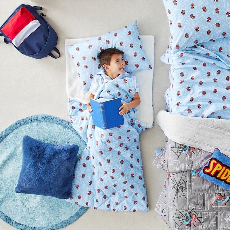 Marvel Spider-Man Flannelette Sherpa Sleeping Bag