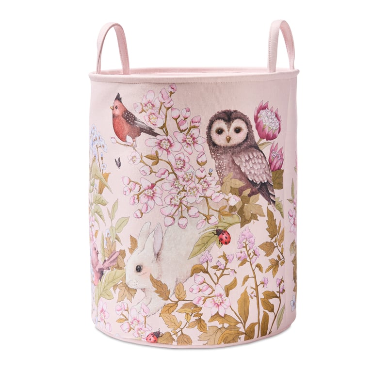 Fleur Harris Woodlands Pink Printed Basket