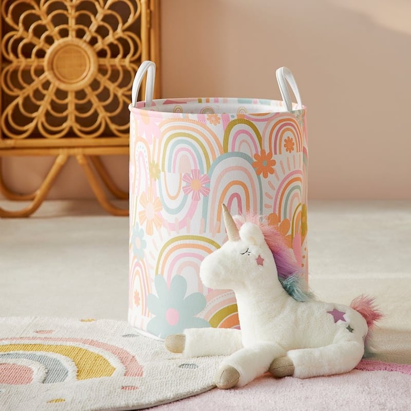 Sunshine & Rainbows Designer Printed Basket