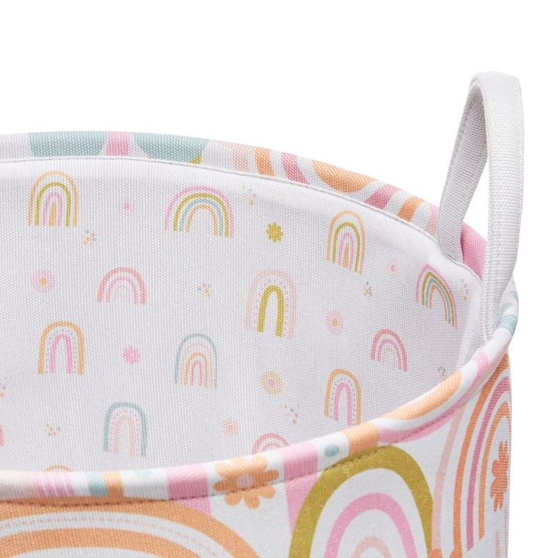 Sunshine & Rainbows Designer Printed Basket