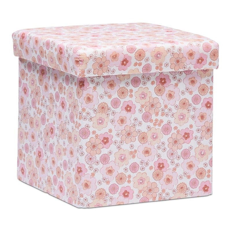 Vintage Floral Storage Box