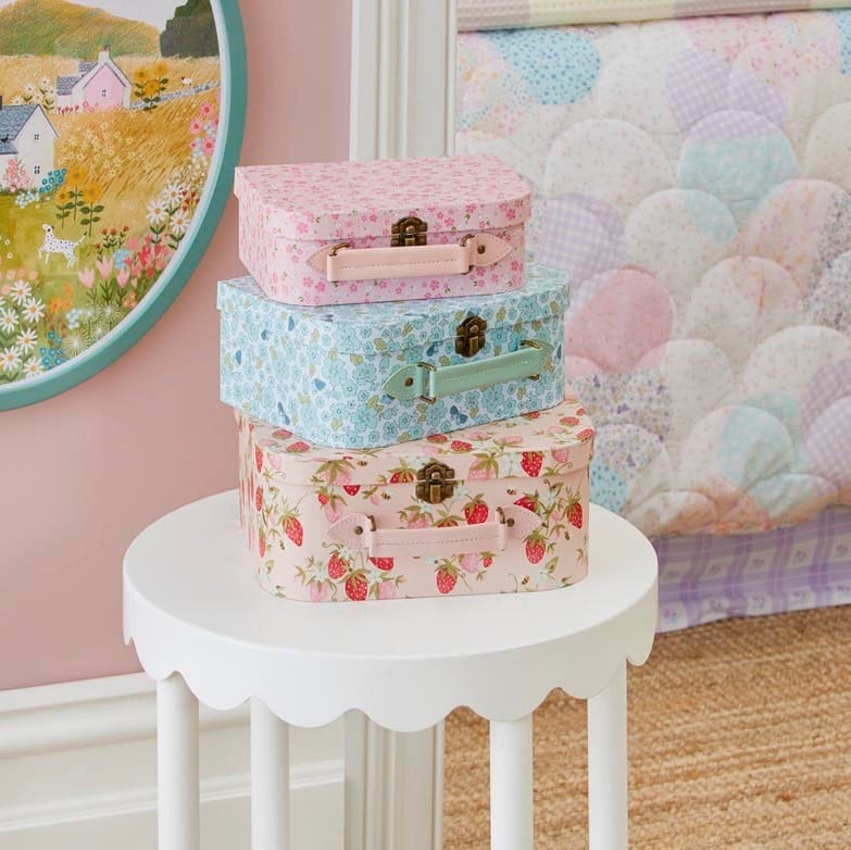 Heirloom Pattie Patchwork Suitcase Set of 3