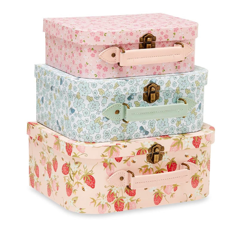 Heirloom Pattie Patchwork Suitcase Set of 3