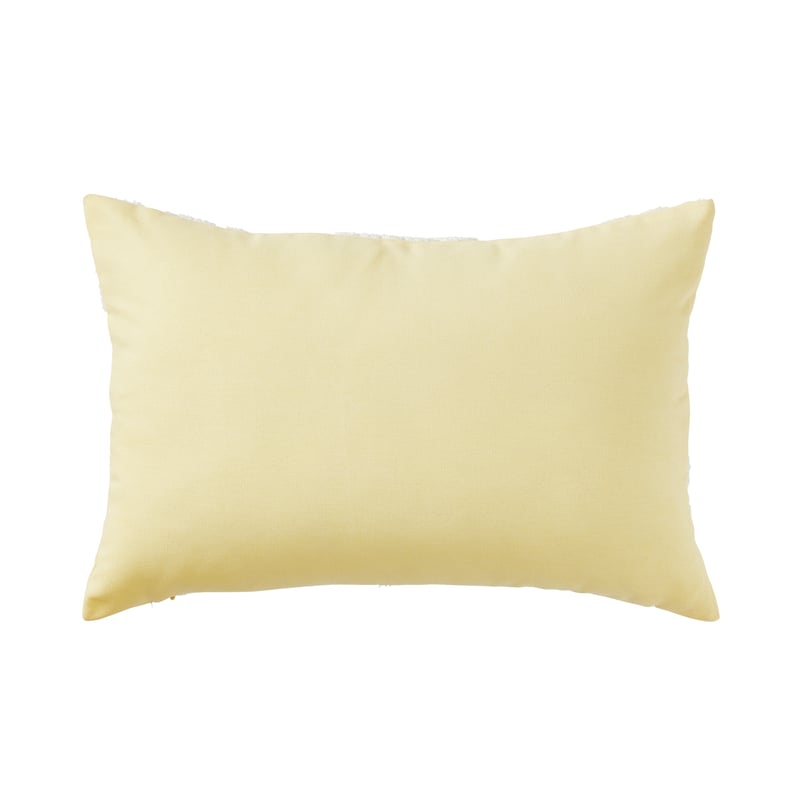 Lemon Daisy Tufted Cushion