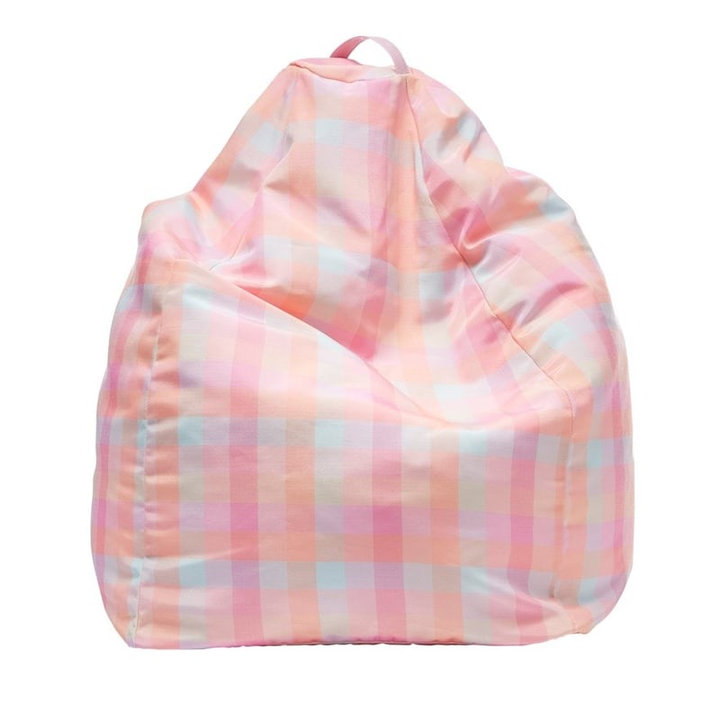 Gingham Rainbow Printed Bean Bag Cover