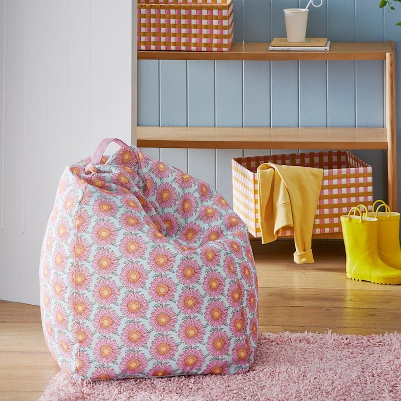 Sunflowers Printed Bean Bag Cover