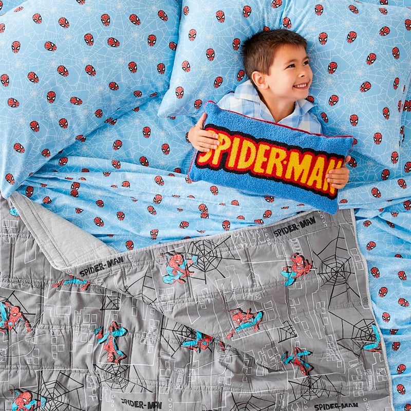 Spider-Man Logo Tufted Cushion