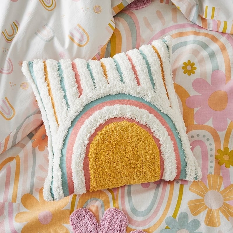 Lolly Rainbow Tufted Decorator Cushion