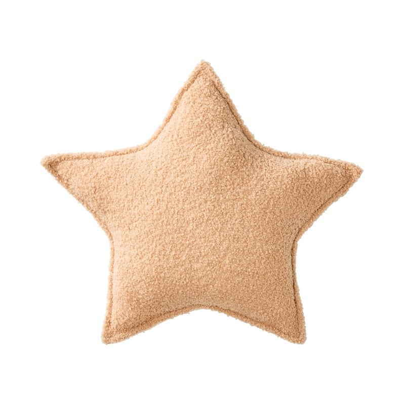 Kids Boucle Natural Star Cushion