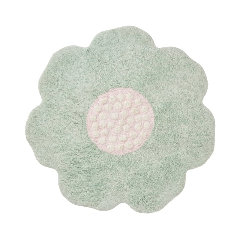 Pretty Daisy Round Designer Rug Collection