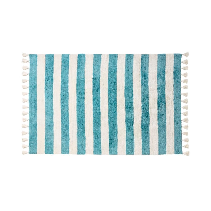 Kids Blue Stripe Rug