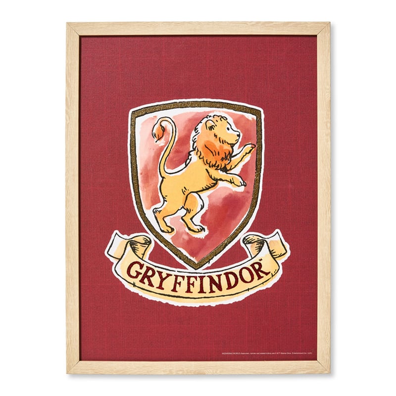 Warner Bros Harry Potter Gryffindor Wall Art