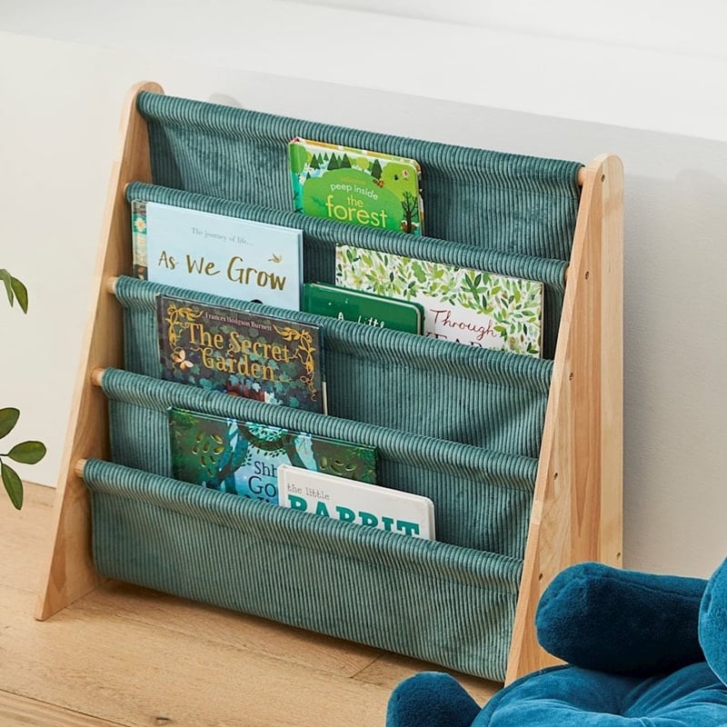 Haven Hunter Green 4 Tier Bookshelf