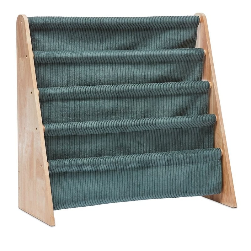 Haven Hunter Green 4 Tier Bookshelf