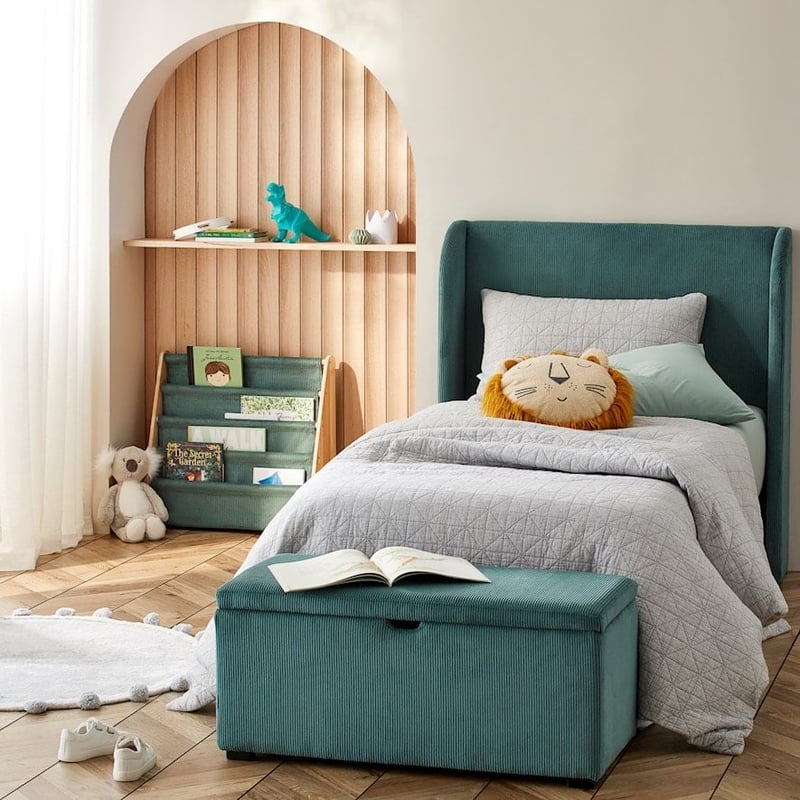 Haven Hunter Green 4 Tier Bookshelf