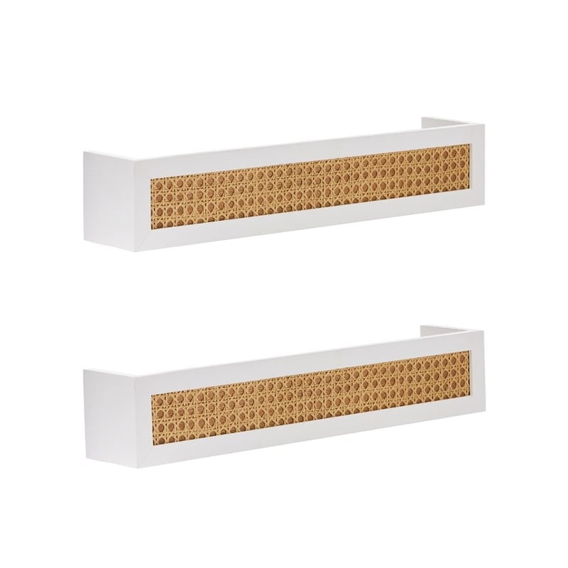 Arden White Bookshelf 2 Pack
