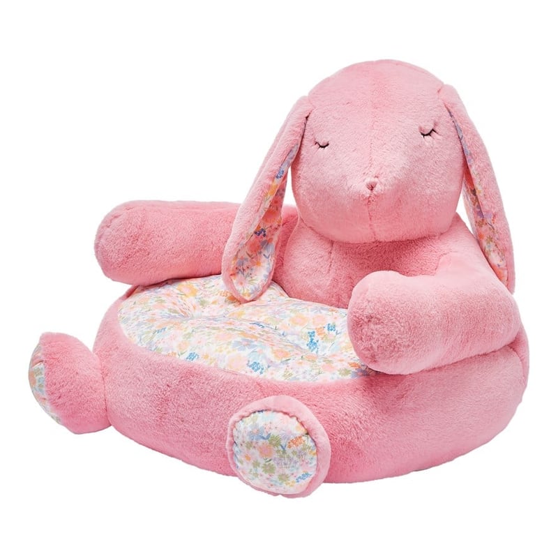 Animal Pink Floral Blossom Bunny Cuddle Chair