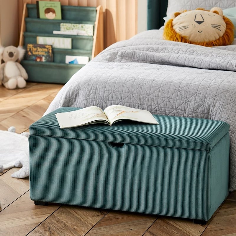 Cord Hunter Green Blanket Box