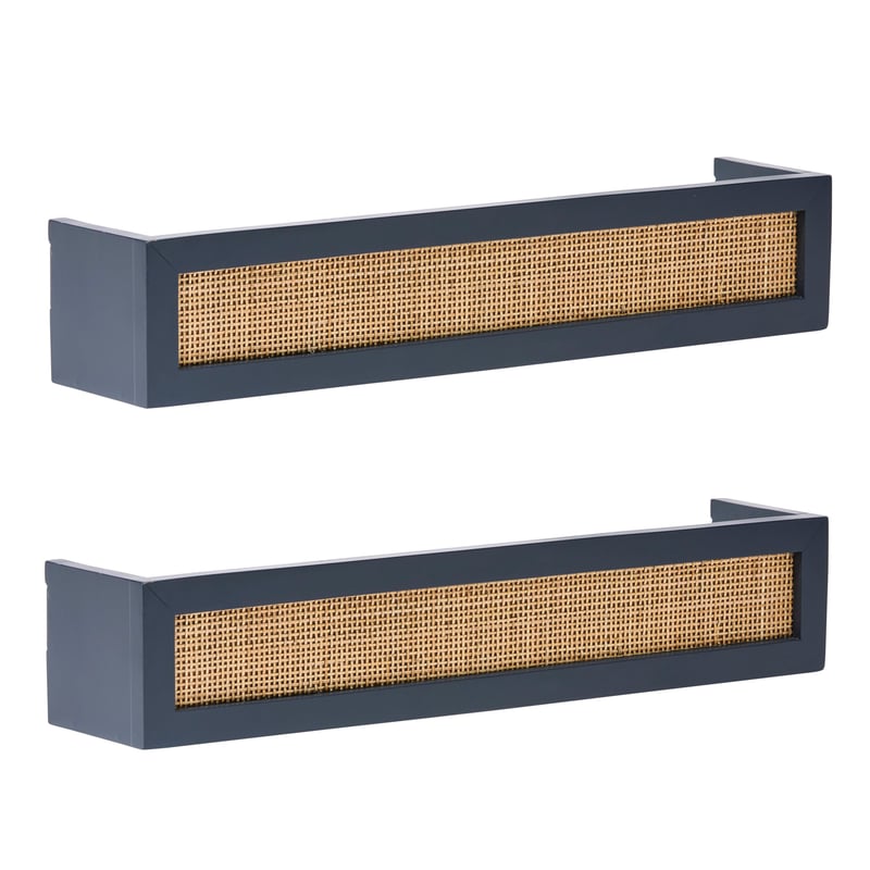 Junior Bedroom Blue Wall Bookshelf