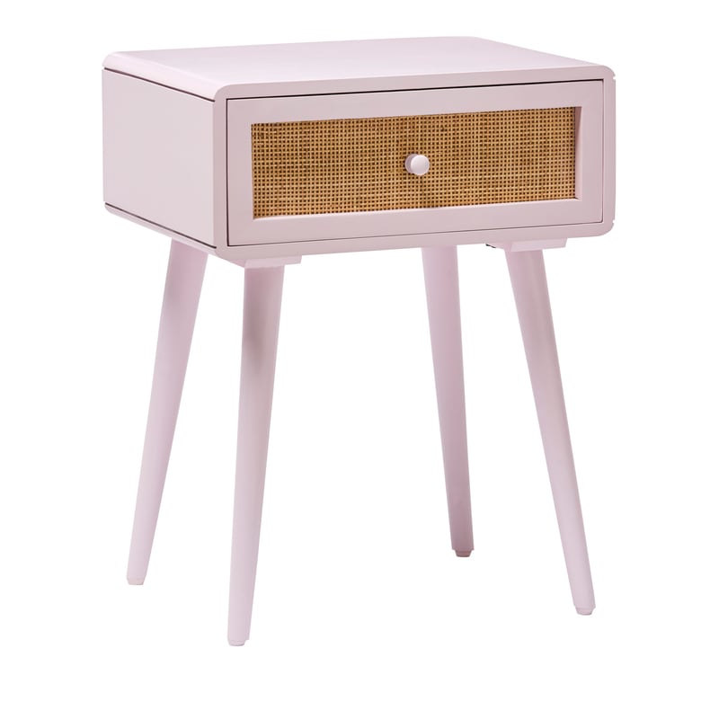 Junior Bedroom Pink Bedside Table