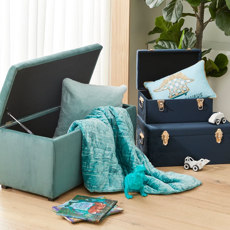 Heirloom Midnight Blue Storage Trunks